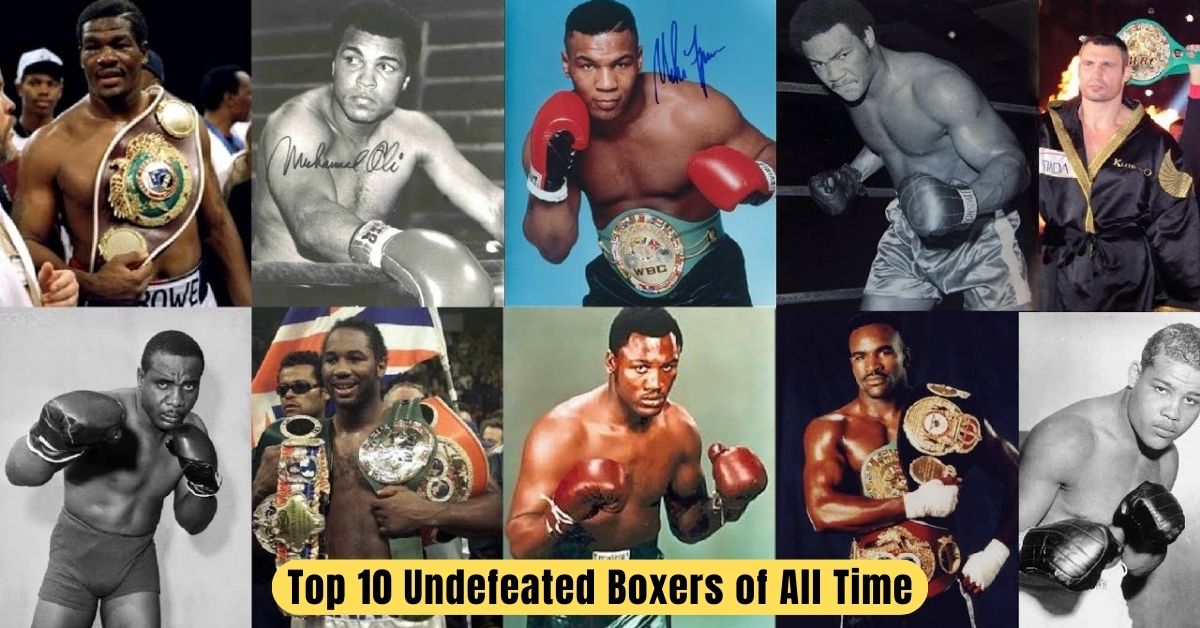 Top 10 Undefeated Boxers of All Time